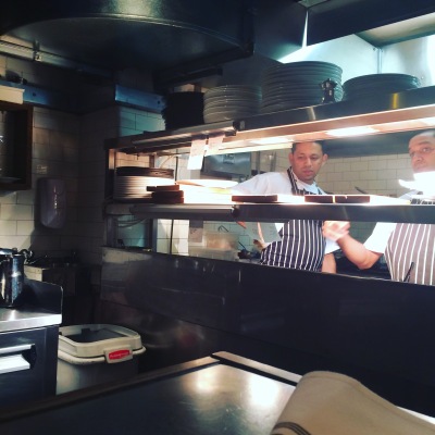 View of the Kitchen at The Butcher Grill